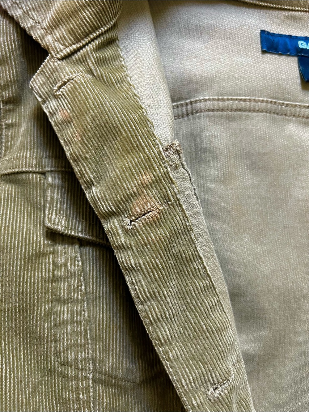 Gap Vintage 2000 Olive Green Corduroy Jacket - Picture 9 of 9